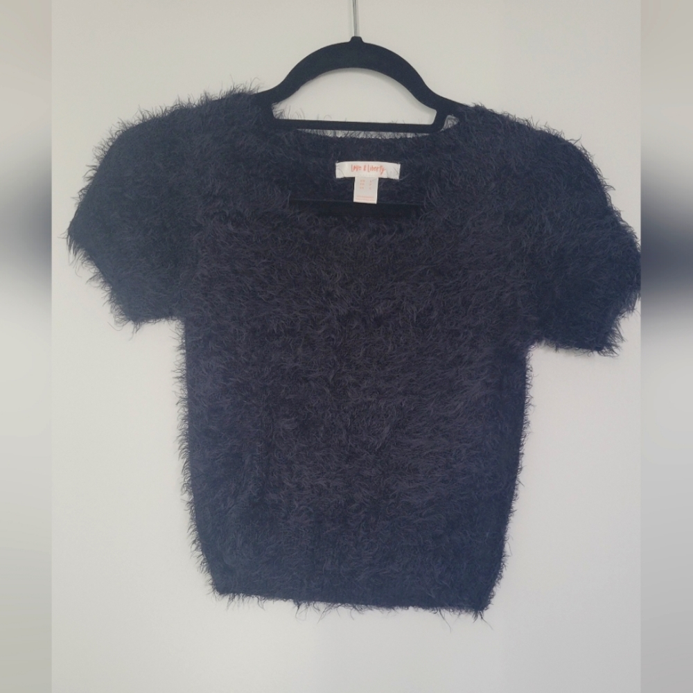 Back Eyelash Crop Top